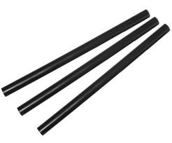 Karšto klijų pistoletas 11x200mm - juodas - karštų klijų kasetė - 10 vnt