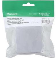 SCHNEIDER ELECTRIC Jungiamoji dėžutė „Mureva“ IP65 šviesiai pilka RAL7035, matmenys = 87x87x42, „pasidaryk pats“