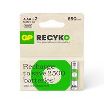 Įkraunamas elementas GP, AAA, 650 mAh, 2 vnt.