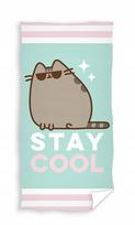 Vonios rankšluostis 70X140 PUSHEEN STAY Katė akiniuose