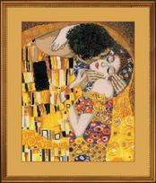 Siuvinėjimo rinkinys Riolis 1170 "Bučinys" (pagal G.Klimto paveikslą)
