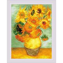 Siuvinėjimo rinkinys Riolis 2032 Saulėgrąžos (pagal Van Gogh paveikslą)