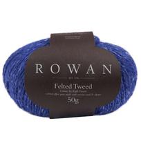 Ultramarinas Nr.: 214 - ROWAN FELTED TWEED siūlai. (Merino ir alpakos vilna)
