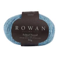 Fjord mėlyna Nr.: 218 - ROWAN FELTED TWEED siūlai. (Merino ir alpakos vilna)
