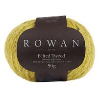 Žalsvai geltona Nr.: 220 - ROWAN FELTED TWEED siūlai. (Merino ir alpakos vilna)