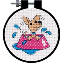 Siuvinėjimo rinkinys DIMENSIONS Perky Puppy 7cm
