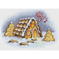 Siuvinėjimo Rinkinys MP Studija Gingerbread House SM-192 23x16cm