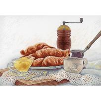 Siuvinėjimo Rinkinys MP Studija French Breakfast SNV-655 21x19cm