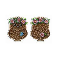 Siuvinėjimo Rinkinys MP Studija Cute Owlet SR-344 12x9cm
