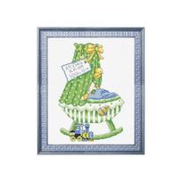 Siuvinėjimo rinkinys Oven Sampler with bed (boy) S622 16x25cm