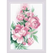 Siuvinėjimo rinkinys RIOLIS Lush Peonies 2138 21x30cm