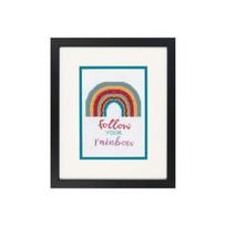Follow Your Rainbow (13 x 18 cm) - DIMENSIONS siuvinėjimo kryželiu rinkinys
