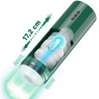 Paloqueth Automatic Blowjob Stroker with Textured Sleeve Thrusting & Vibrating