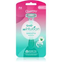 Wilkinson Sword My Intuition Quattro vienkartiniai skustuvai Smooth Sensitive 3 vnt.