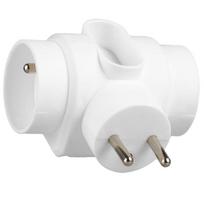 Maitinimo tinklo skirstytuvas 1x Euro 2P + 2x 2P+0 3500W 230V VA0137 VAYOX