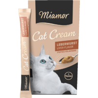 Miamor skanėstai katėms - kepenų pašteto kremas, 6*15 g, Miamor Liver Pate Cream