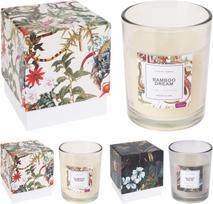 Dekoratyvinė žvakė stikliniame indelyje HOME COLLECTION, 2 rūšys