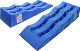 Rampų rinkinys | Plastikas | 3 užvažiavimo aukščiai | 2 vnt. (74402)