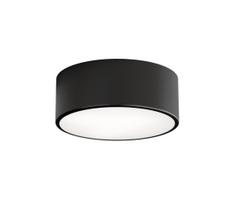Lubinis vonios šviestuvas CLEO 1xE27/24W/230V diametras 20 cm juoda IP54