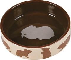 Trixie Keramikinė dubuo žiurkėnams su žiurkėno motyvu - 80ml 8cm