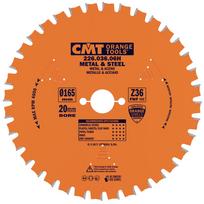 Pjovimo diskas metalui CMT 226; 165x1,5x20; Z36; 0°