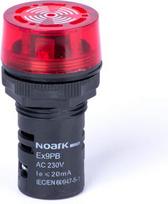 Panel mounted buzzer, continuous, lights, red, 110V AC 105722 | 8592765057235