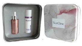 SkinClinic GLOW OIL šilko efektą suteikiantis veido serumas, 30 ml. + DMAE CREAM šilkinės odos efekto kremas, 50ml. rinkinys