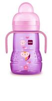 Mokomasis buteliukas MAM Trainer, 6 mėn+, 220 ml, pink