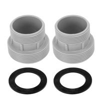 2 vnt baseino žarnos konvertavimo adapteris plastikinis baseino filtro siurblio žarnos adapteris su dujų jungtimi
