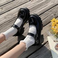 Lolita bateliai, platforminiai bateliai, aukštakulniai, Mary Janes moterims, japoniško stiliaus, vintažiniai bateliai moterims, studentų balti moteriški bateliai, 43 4.5