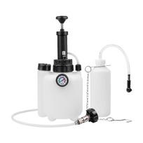 3L Skysčio Stabdžių Nuorinimo Rinkinys su 1L Papildymo Buteliu ir Cilindro Adapteriu, Vakuuminis Siurblys Nuorinimo Slėgis 10-30 PSI Automobilio Sankabos Pneumatinėms A B S Sistemoms 40*18*8.4cm juoda/balta