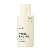 Goodal Vegan Rice Milk Moisturizing Sun Cream 50ml (SPF50+) 1 PCS white