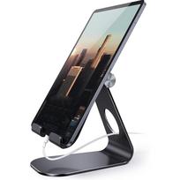 Mobiliojo telefono laikiklio stovas skirtas iPhone Samsung Galaxy Tab Xiaomi Mi Pad Huawei IPad Pro 11 Air Mini Kindle Lenovo Desktop Table Table Mount Priedai juoda