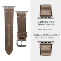 Prabangus odinis dirželis Apple Watch, Ultra 49mm, Series 9, 8, 7, 6, SE, 45mm, 44mm, 41mm, 40mm, Priedai Laikrodžio apyrankės 49mmAppleWatch Ultra gray