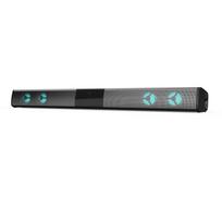 BS-28E Garso juosta RGB aplinkos apšvietimas Audio BT garsiakalbis Namų kinas Echo Sieninis garsiakalbis Spalvingas RGB juoda
