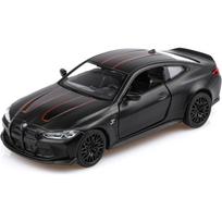 1/36 mastelio BMW M4 Diecast modelio automobiliai, traukiamos transporto priemonės BMW žaisliniai automobiliai, automobiliai, dovanos berniukams, mergaitėms 1/36-Size:12.5*5.2*3.5cm matinė juoda spalva