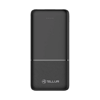 Tellur 10000mAh power bank, black