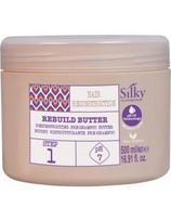 Silky prieš šampūną sviestas plaukams, giliai maitinantis Silky Rebuild Step 1 500ml