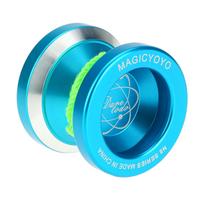 „Magic Yoyo“ su besisukančia styga „Yo-Yo N8“ aliuminio lydinio metalo „Yo-Yo“ 8 karoliukų KK guolis „Yoyo“ perdirbamas su sklandžiu silicio sistema ir reguliuojamu tarpu mėlyna