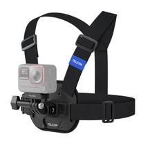 TELESIN sportinės kameros krūtinės laikiklio diržai greitai atleidžiami krūtinės diržo keitimas, skirtas GoPro Hero juoda