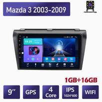 Android automobilio radijas, skirtas Mazda 3 2003-2009 Multimedijos vaizdo grotuvas GPS navigacija WIFI 1+16GB 1+16GB