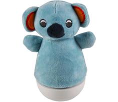 LED RGB Vaikiškas naktinis šviestuvas su melody 3xAAA/5V koala
