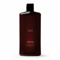 PREVIA Vyrų šampūnas, dušo želė ir skutimosi priemonė Man Wash Energising Cleanser 1000ml