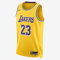 Nike Dri-FIT NBA Swingman Los Angeles Lakers Icon Edition 2022/23 LeBron James  - Dydis L (DN2009-733 Marškinėliai)