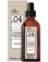 Silky argano aliejus žvilgantiems ir šilkiniams plaukams apsaugai, atstatymui Silky Repair 100ml