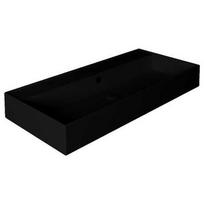 Praustuvas Simas Agile 101x46 cm, juoda matinė, AG101 NERO MATT