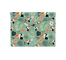 Aplankas-vokas Toucans, A4, su spaustuku