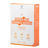 VITAVEA Propolis ir augalų ekstraktai, vitaminai C, D, 20 ampulių