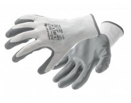 Pirštinės padengtos nitrilu Hogert HT5K755-11-W (11 dydis, pilkos)