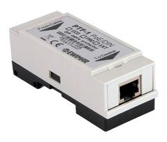 Viršsrovio apsauga LAN linijai ant DIN bėgelio PTF-1-EXT/PoE/DIN